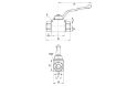 Obrazek zawór kulowy G3/4" DN-20 400bar